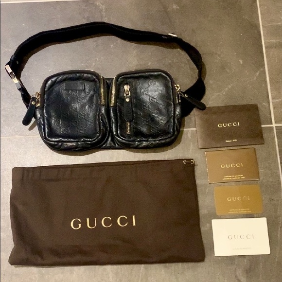 GUCCI GUCCISSIMA LEATHER WAIST BAG... RARE - Picture 8 of 8